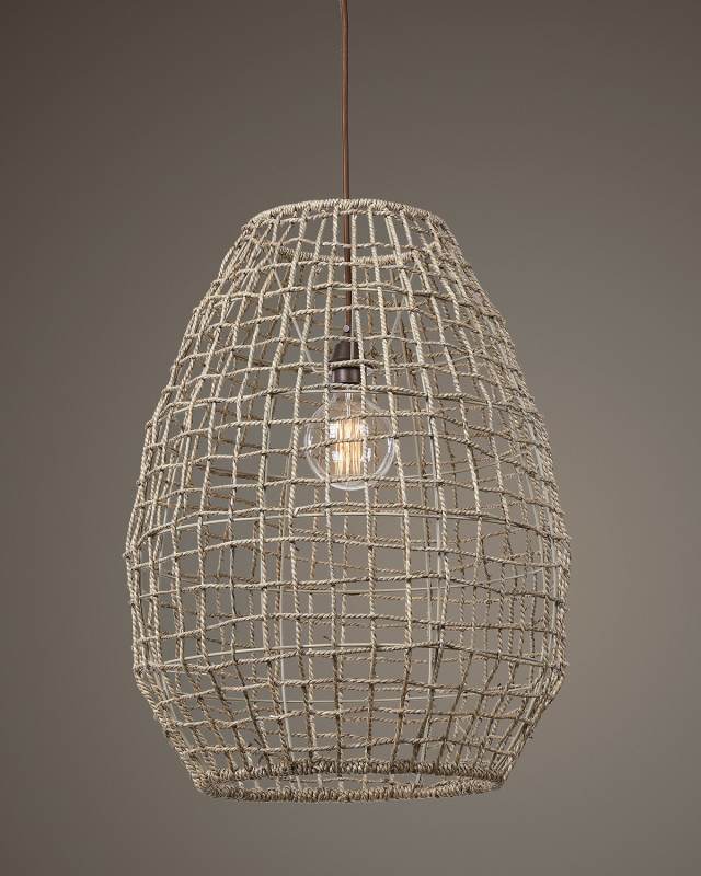 Cross Weave 1-Light Pendant