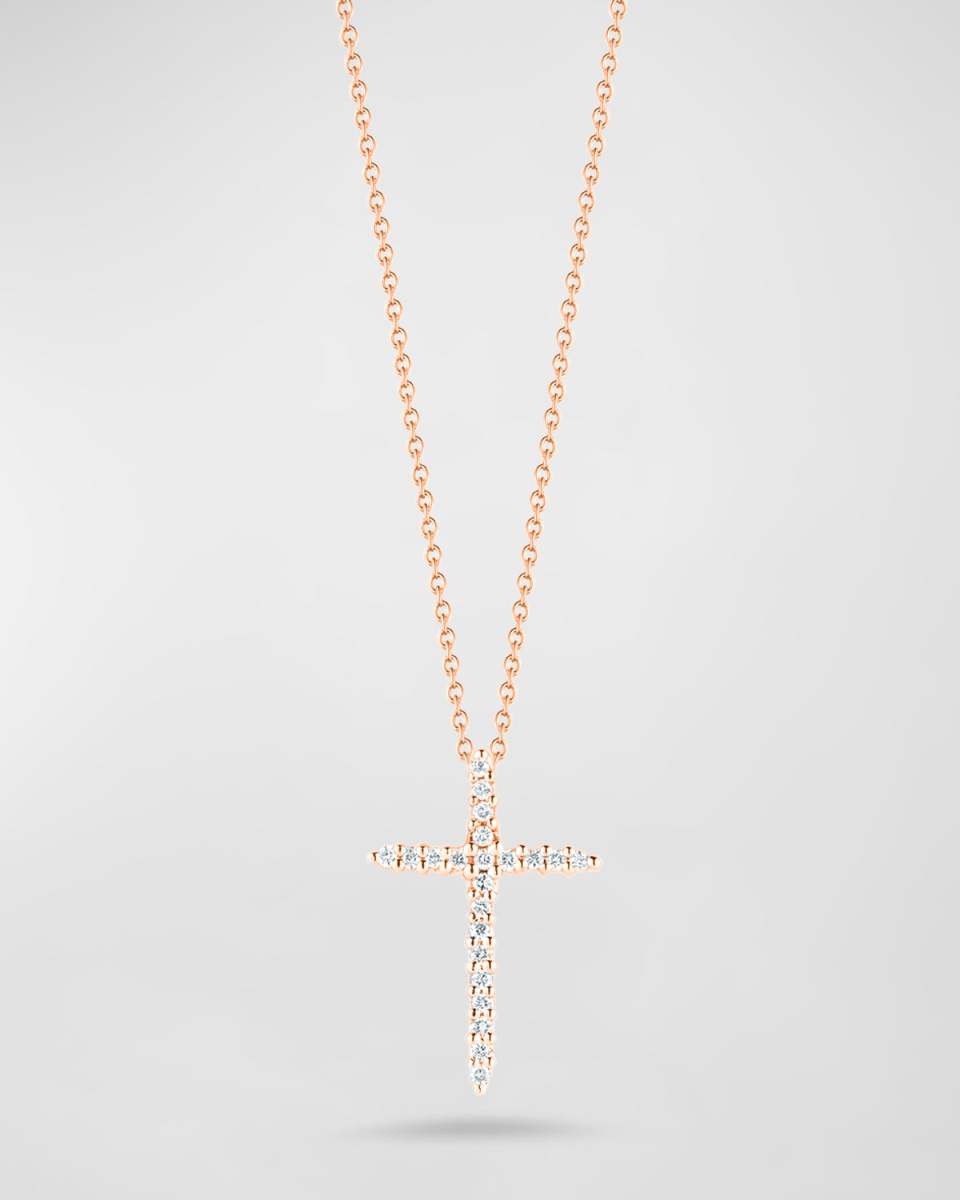 Cross Necklace with Diamonds