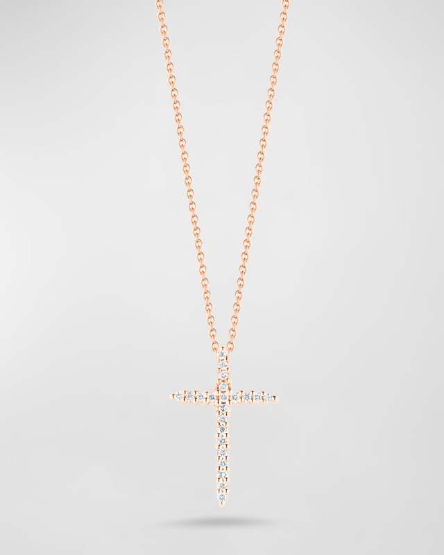 Cross Necklace with Diamonds