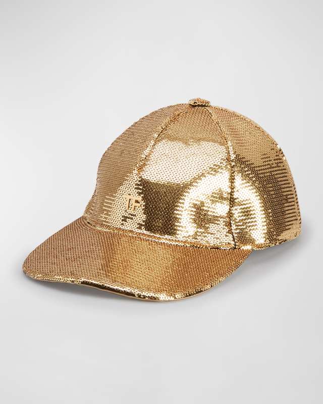 TF Logo Sequin Baseball Cap