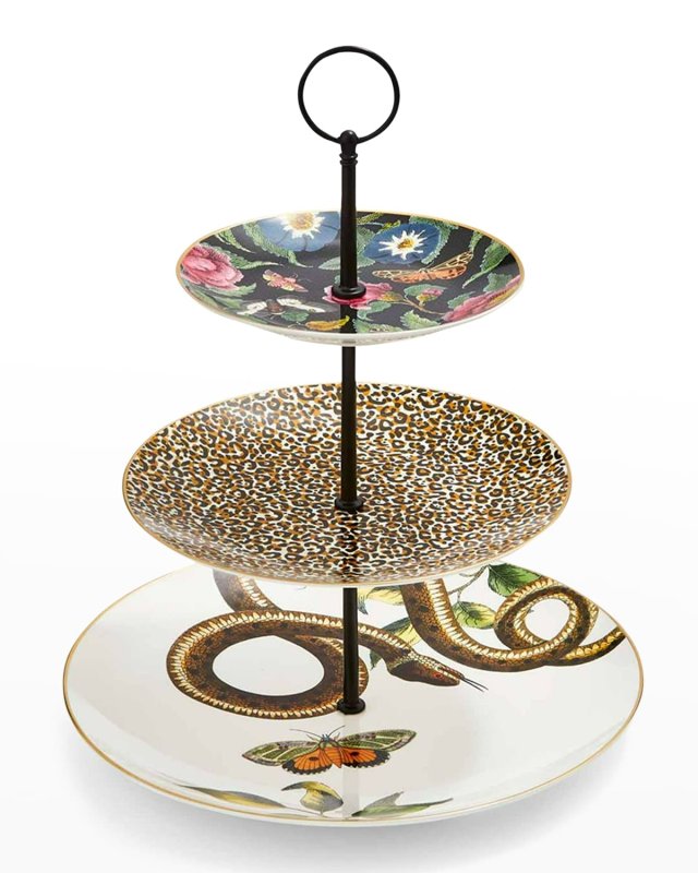 Creatures of Curiosity 3-Tier Cake Stand