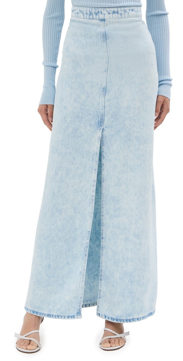 IRO Carolia Skirt Light Blue Denim