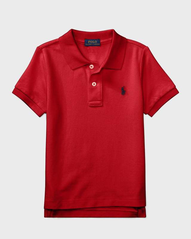 Short-Sleeve Logo Embroidery Polo Shirt, Size 2-7