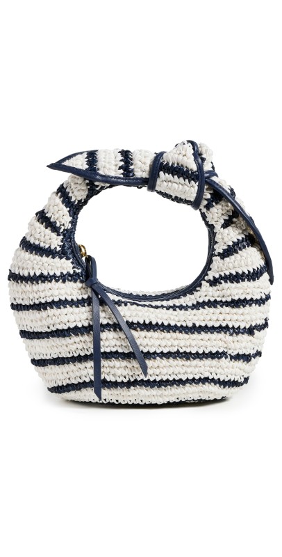 Poolside Bags The Josie Knot Bag Navy Strip