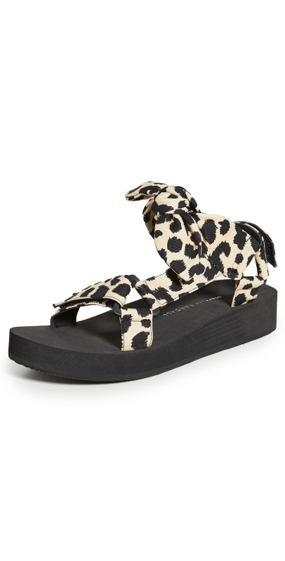Loeffler Randall Maisie Sport Sandals Leopard
