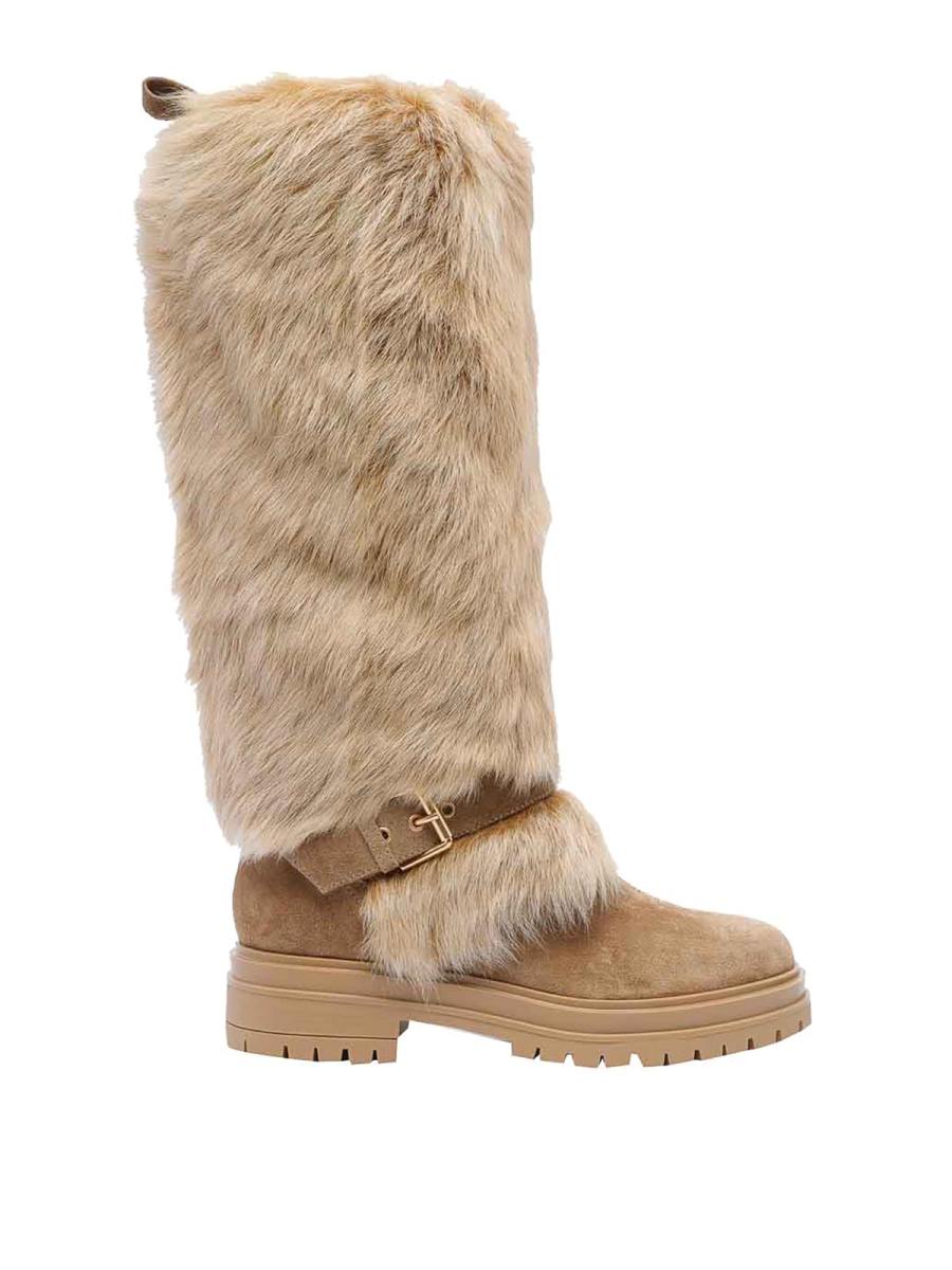 Gianvito Rossi Bottes - Beige