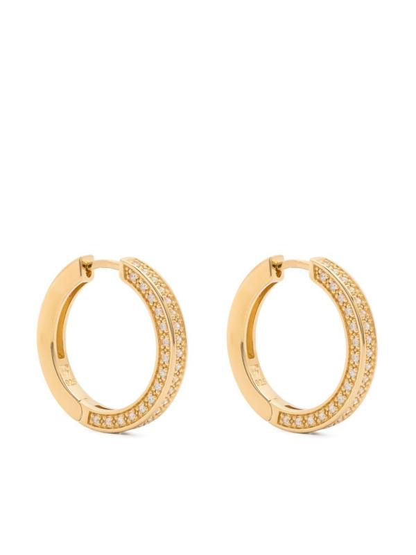 Nova medium hoop earrings