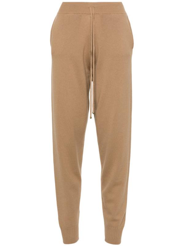 mid-rise tapered trousers