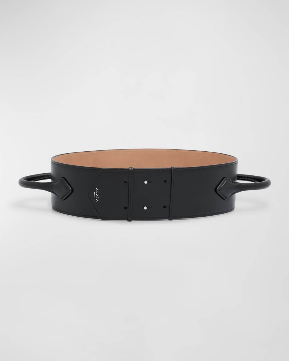 Teckel Handel Wide Leather Belt