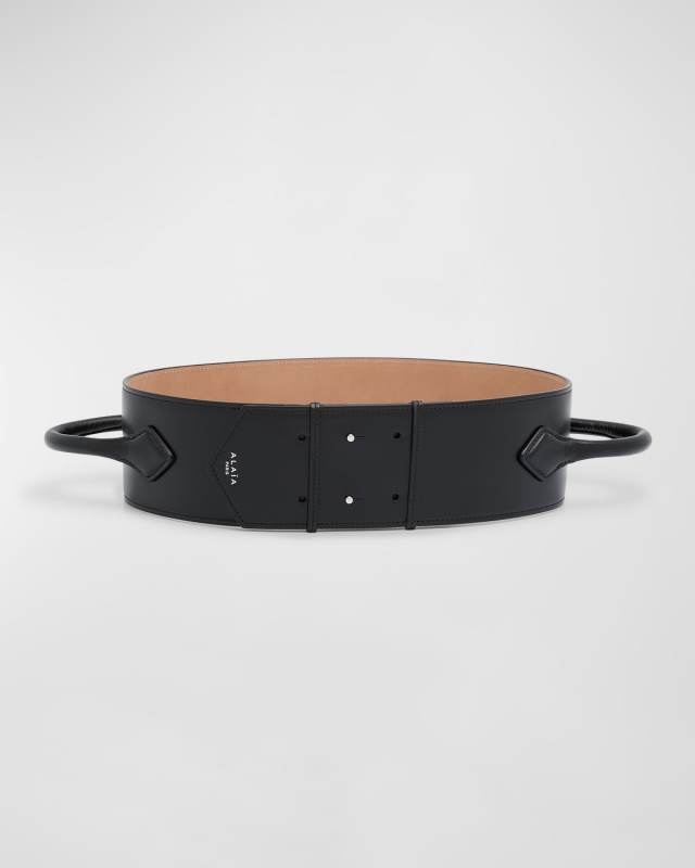 Teckel Handel Wide Leather Belt