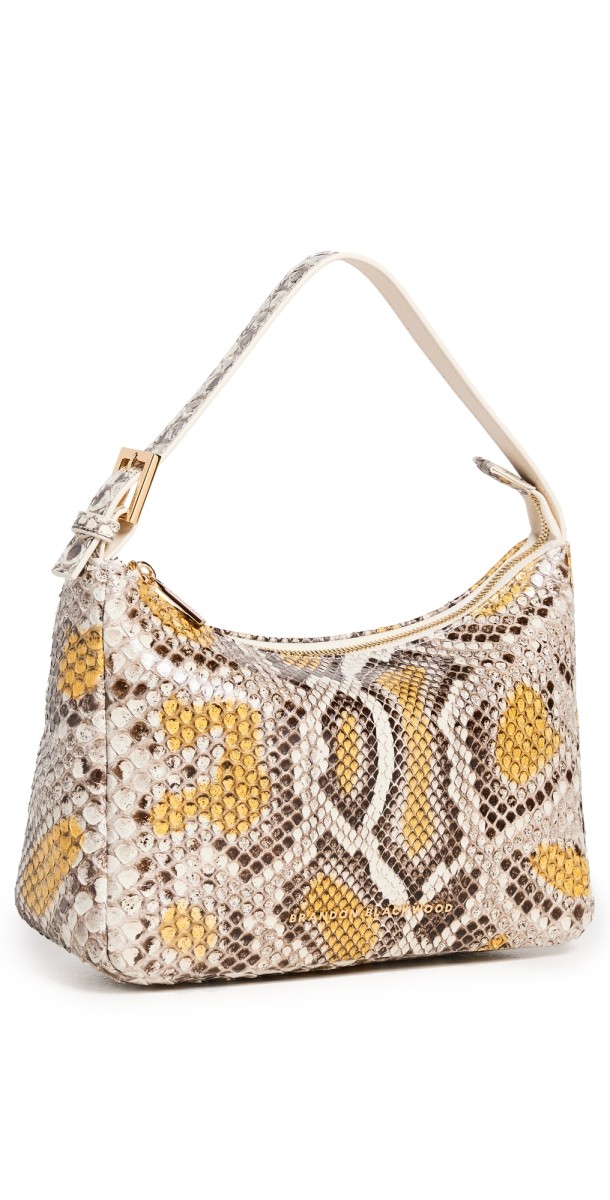 Brandon Blackwood Cortni Bag Spotted Yellow