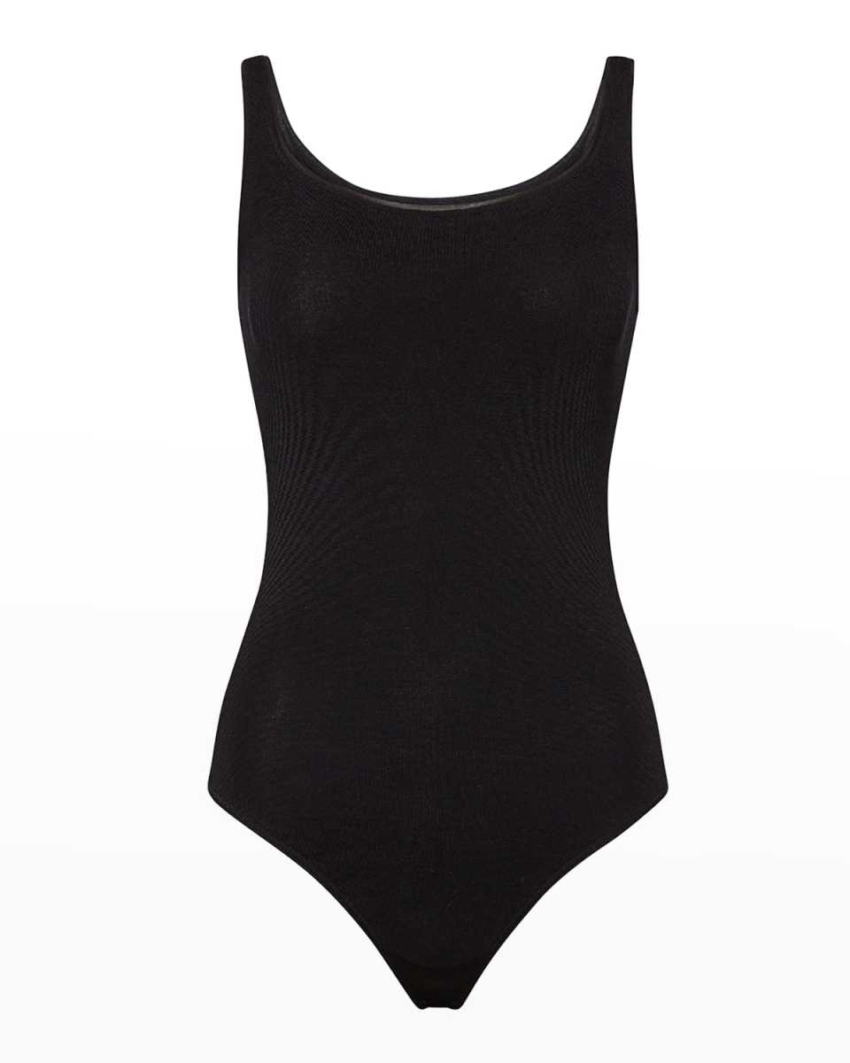 Jamaika Seamless Scoop-Neck Tank Bodysuit
