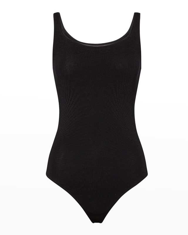 Jamaika Seamless Scoop-Neck Tank Bodysuit