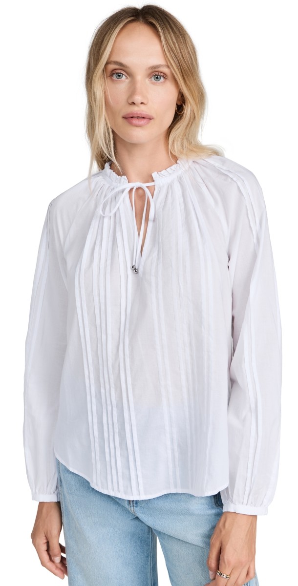 Veronica Beard Jean Jaxon Top White