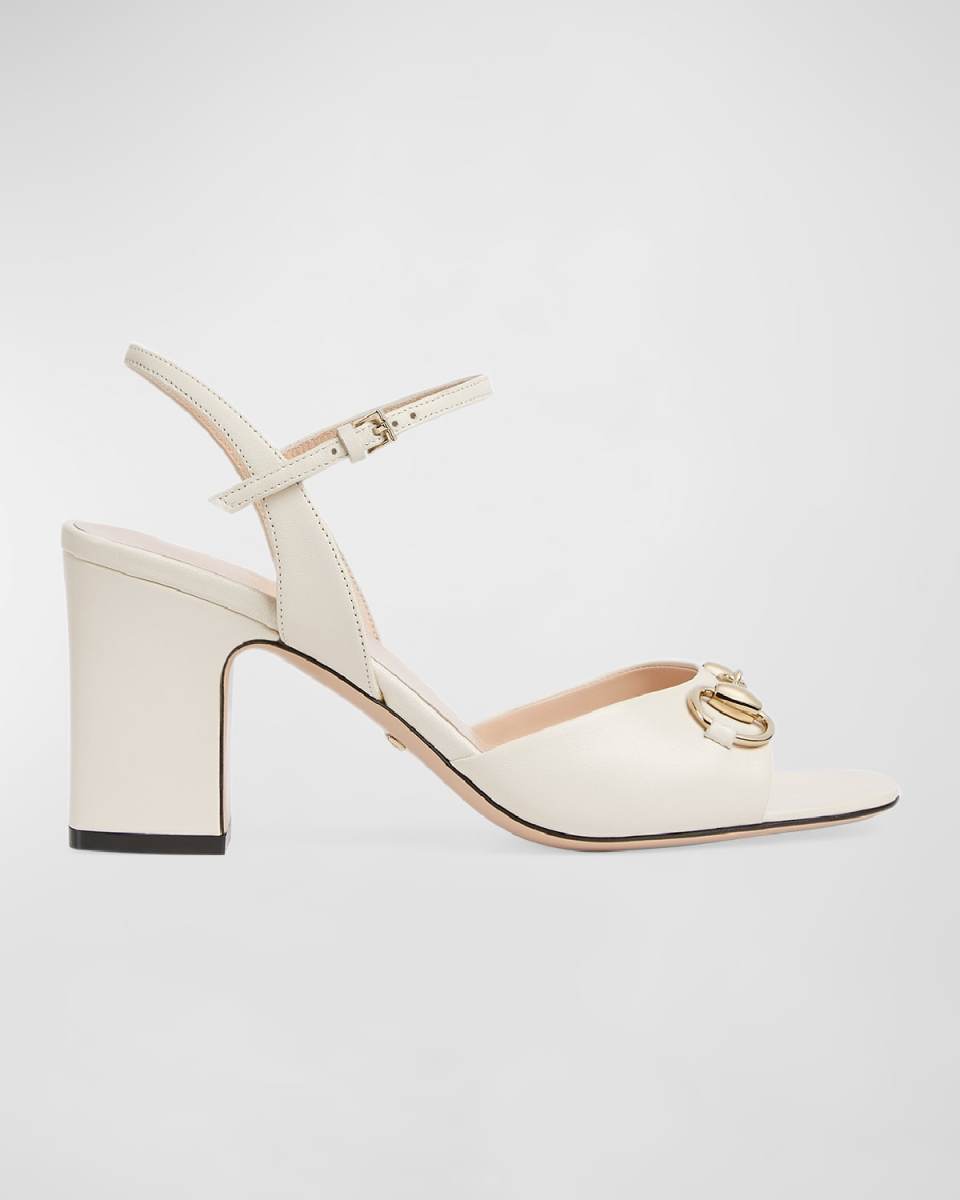 Lady Horsebit Leather Sandals