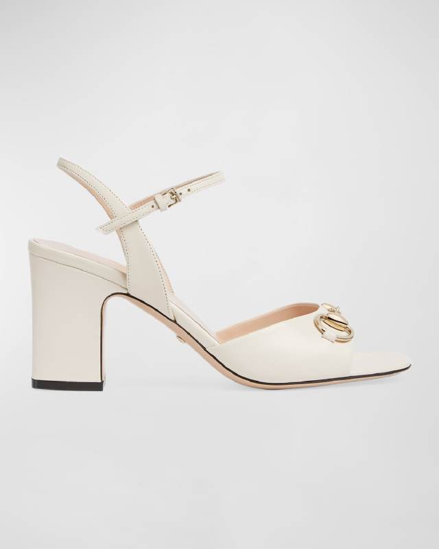 Lady Horsebit Leather Sandals