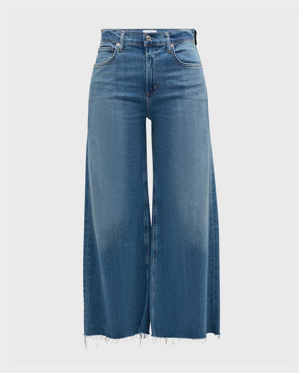Lyra Cropped Wide-Leg Jeans