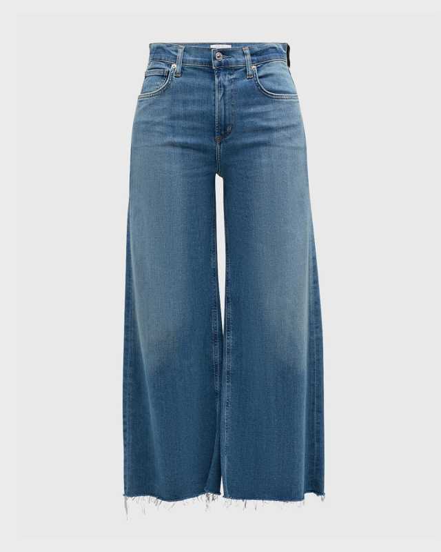 Lyra Cropped Wide-Leg Jeans