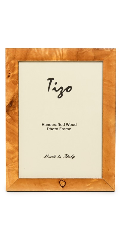 Tizo Design Tizo Designs 5x7 Italian Honey Burl Wood Frame Honey Burl