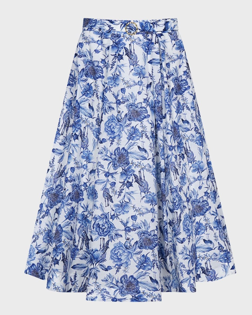 Azalea Katherine Belted Midi Skirt
