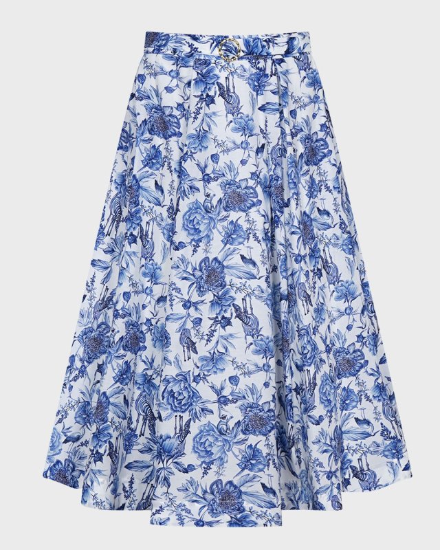 Azalea Katherine Belted Midi Skirt
