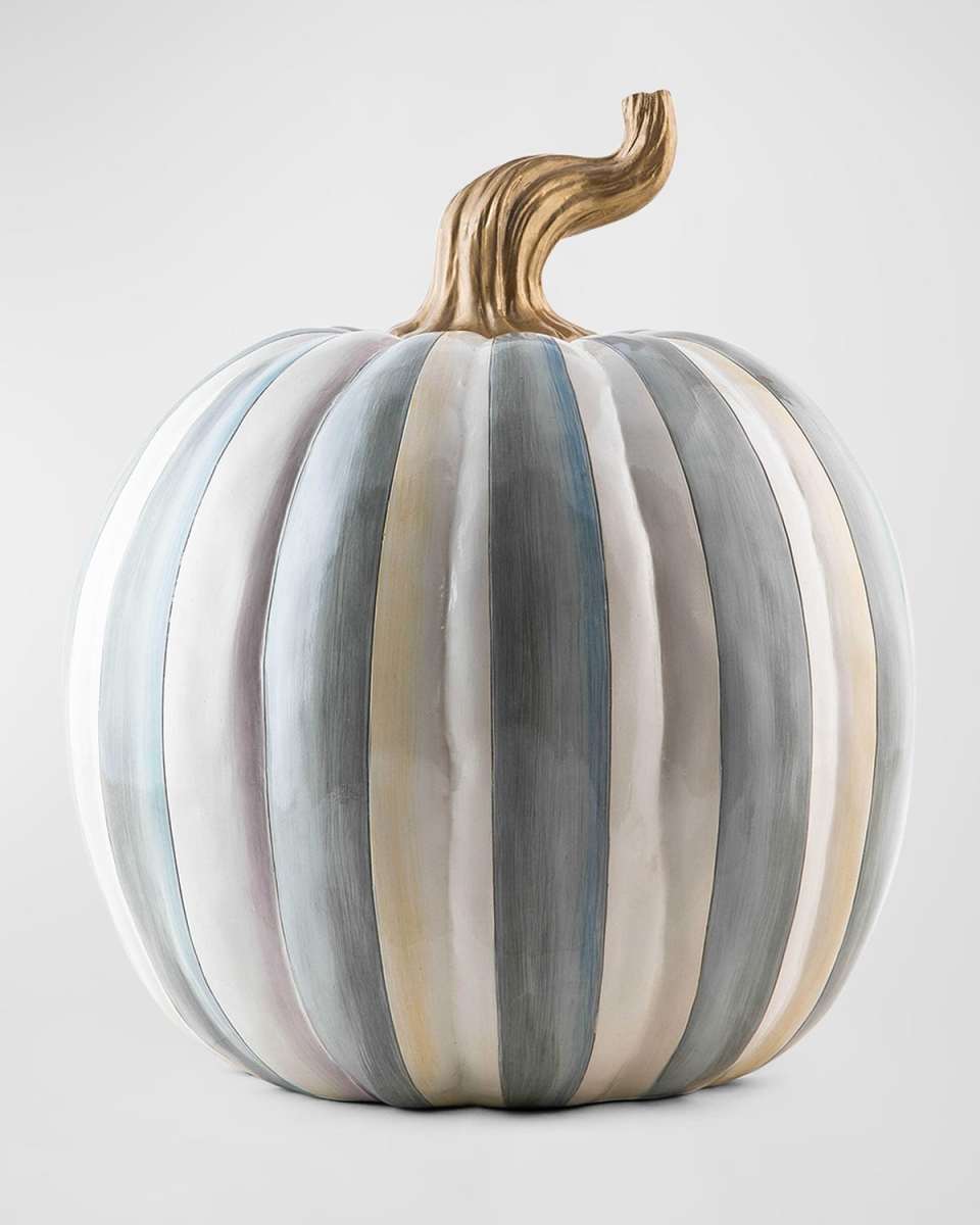 Sterling Stripe Halloween Pumpkin