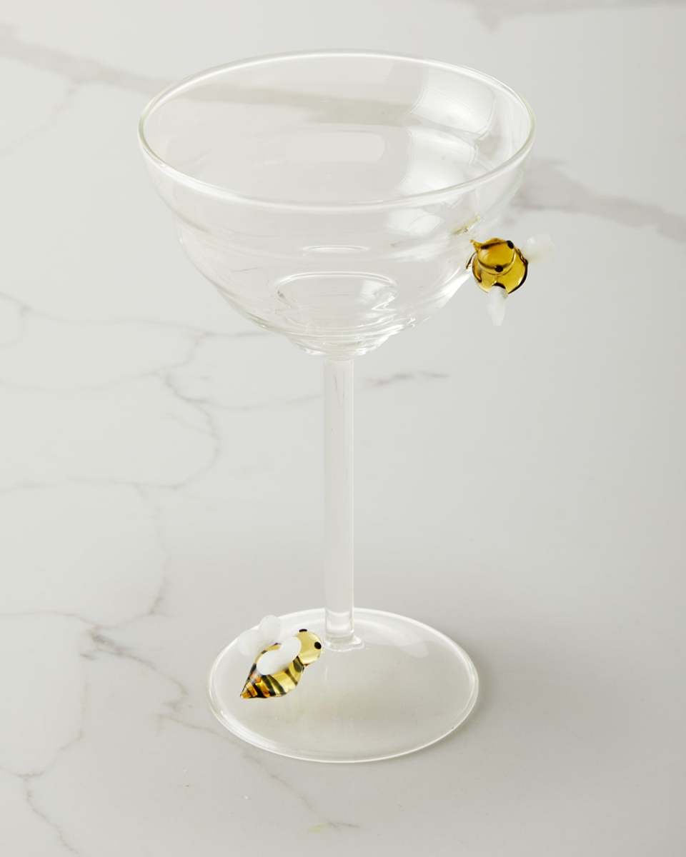 Bee Cocktail Glasses, Set of 2