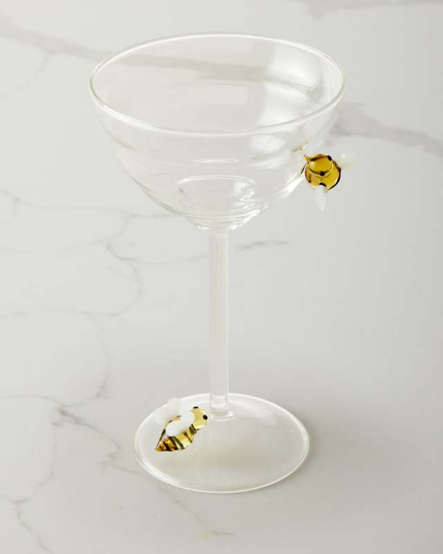 Bee Cocktail Glasses, Set of 2