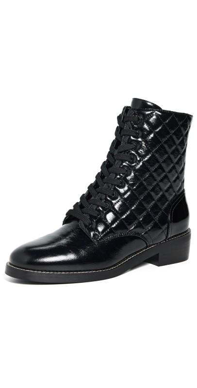 L'AGENCE Desiree II Boots Black Patent