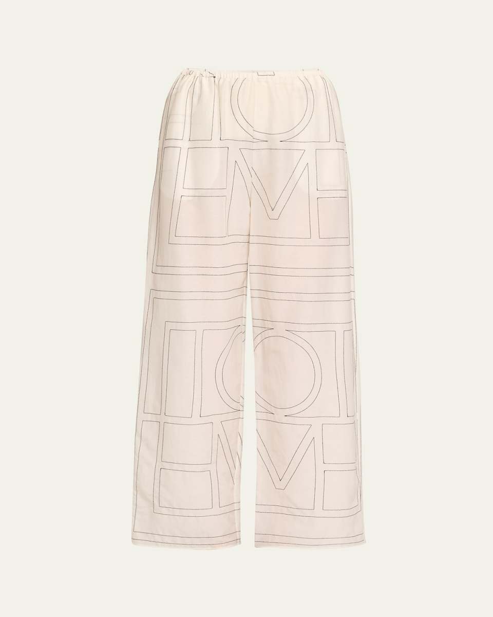Monogram Cotton PJ Bottoms