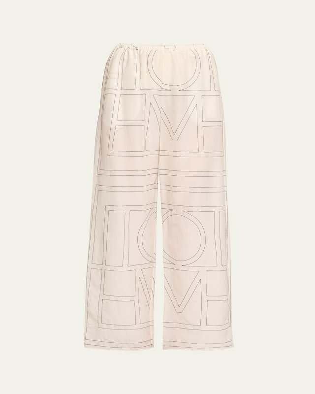 Monogram Cotton PJ Bottoms