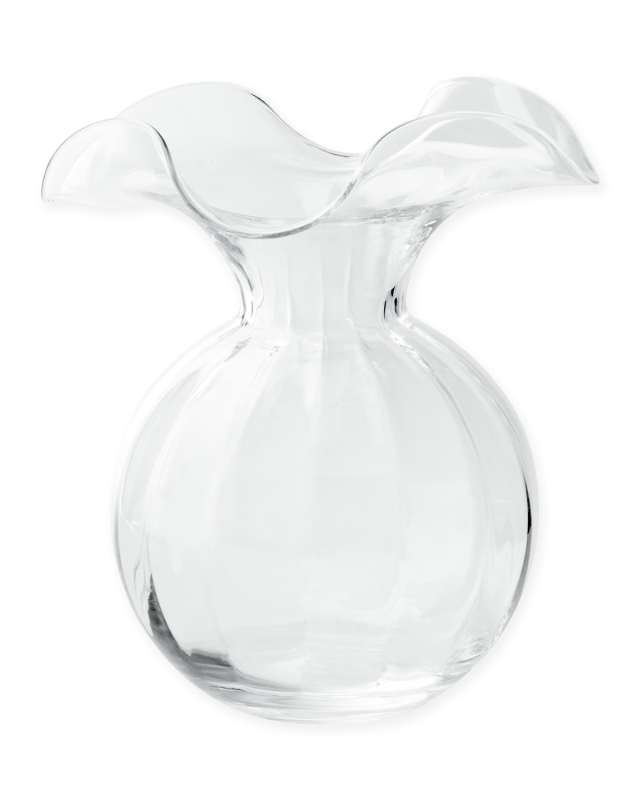 Hibiscus Medium Fluted Vase, 10"