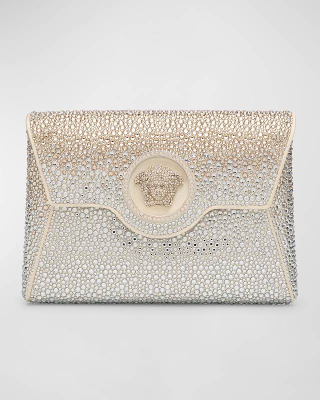 La Medusa Mini Embellished Clutch Bag