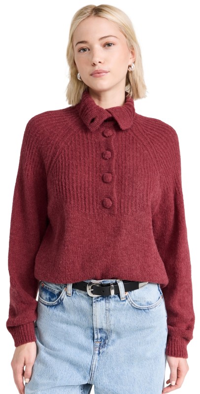 Nation LTD Tobi Sweater Curtain Call