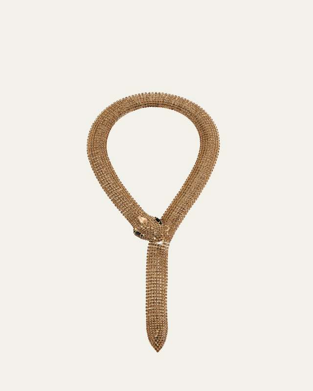 Embellished Snake Necklace