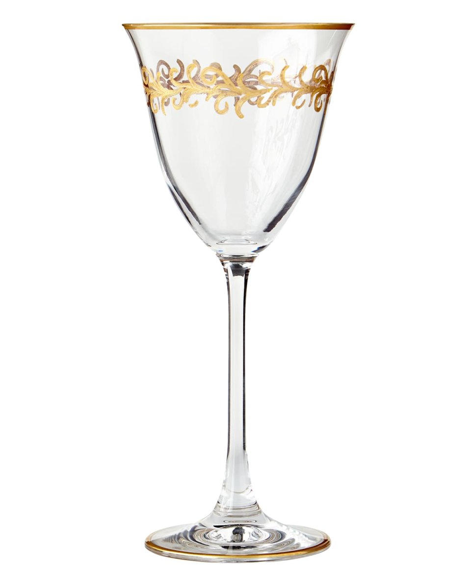Oro Bello Wine Goblets, Set of 4