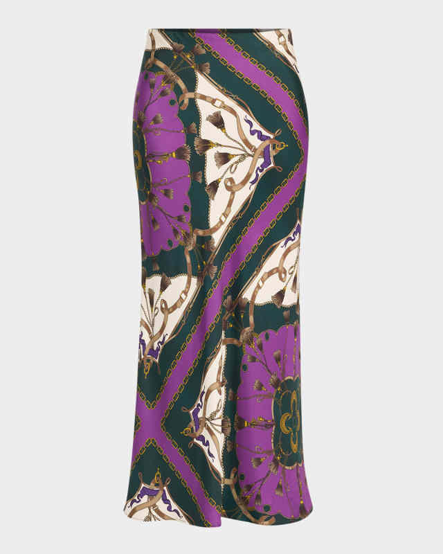 Clover Printed Slip Skirt