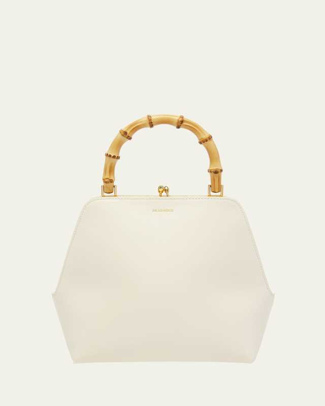 Goji Small Square Bamboo Top-Handle Bag
