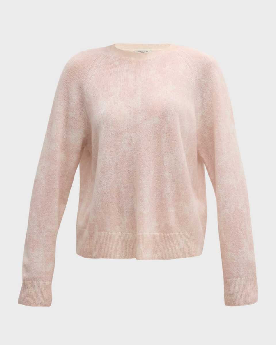 Raglan-Sleeve Ombre Cashmere Sweat