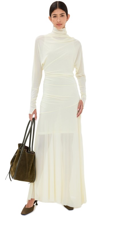 Proenza Schouler Paula Dress Pale Yellow