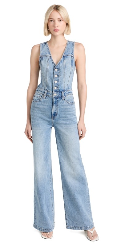 Pistola Denim Aria Fitted Jumpsuit Essence