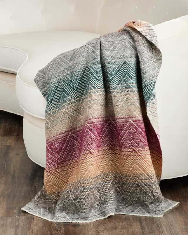 Marea Wool/Cashmere Throw, 51" x 75"