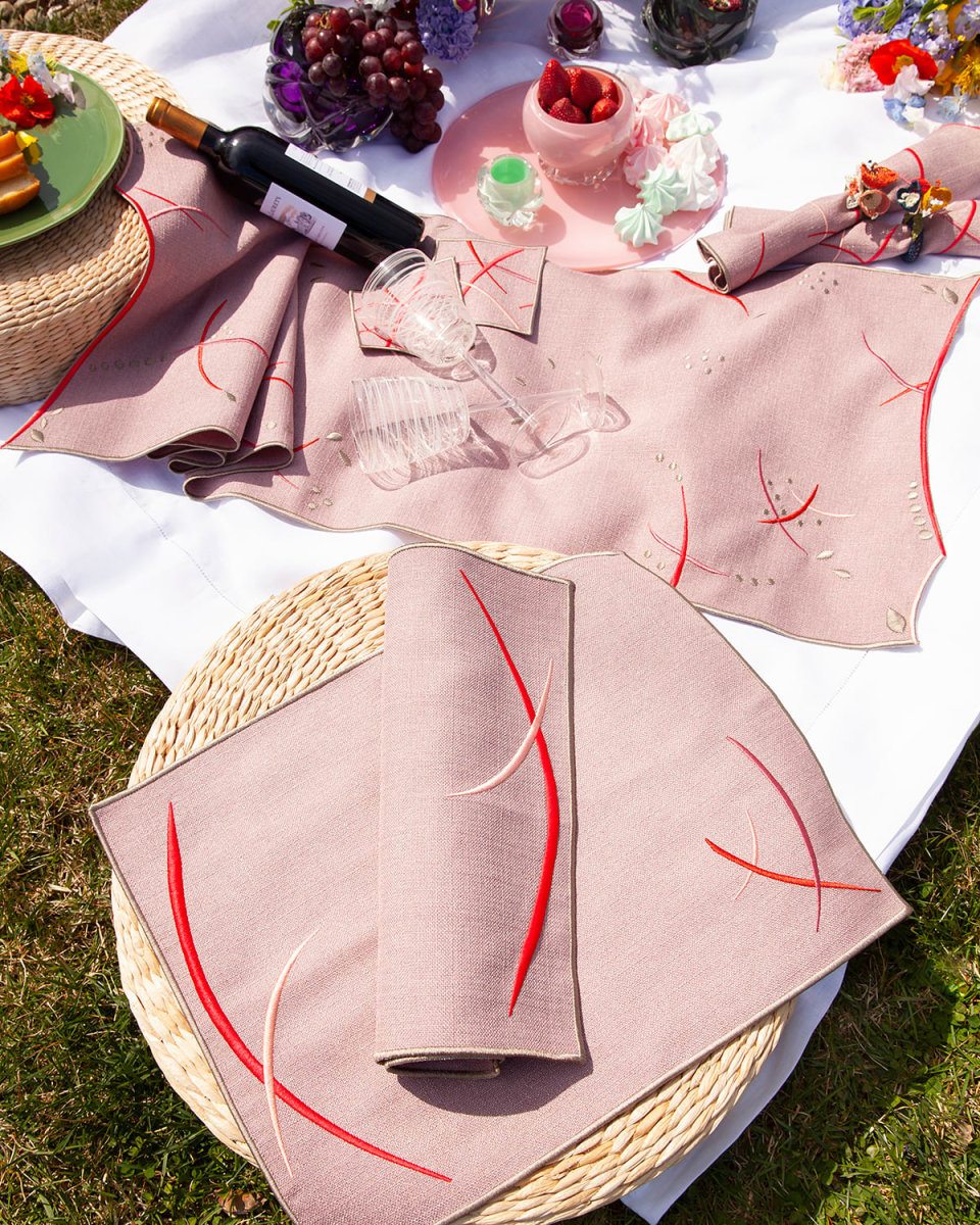 Lines Napkins Pop - Set of 2