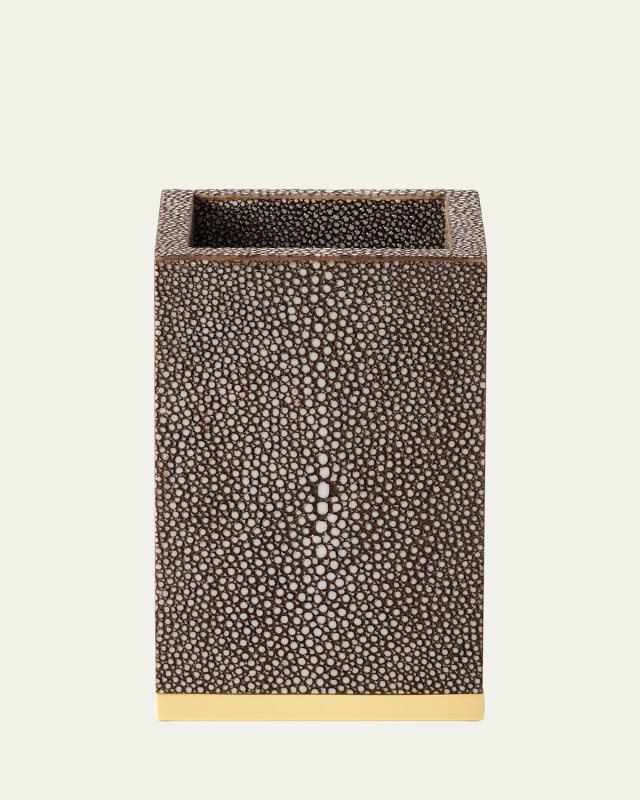 Faux Shagreen Pencil Cup
