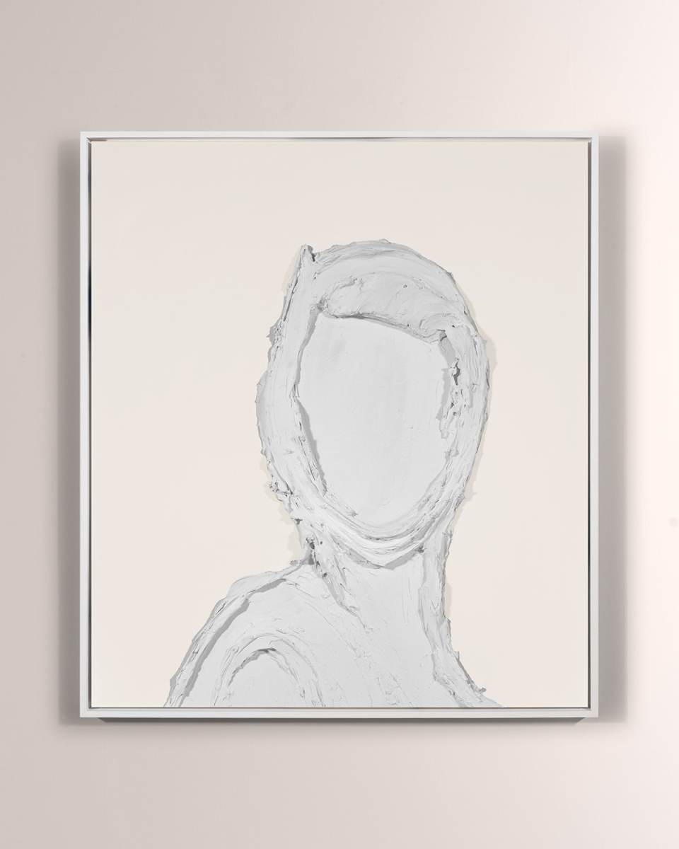 "Textured Portrait Woman" Giclee