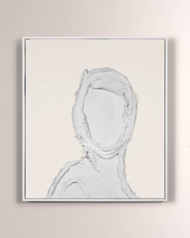 "Textured Portrait Woman" Giclee