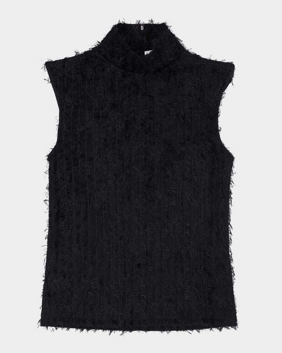 Textured Sleeveless Top