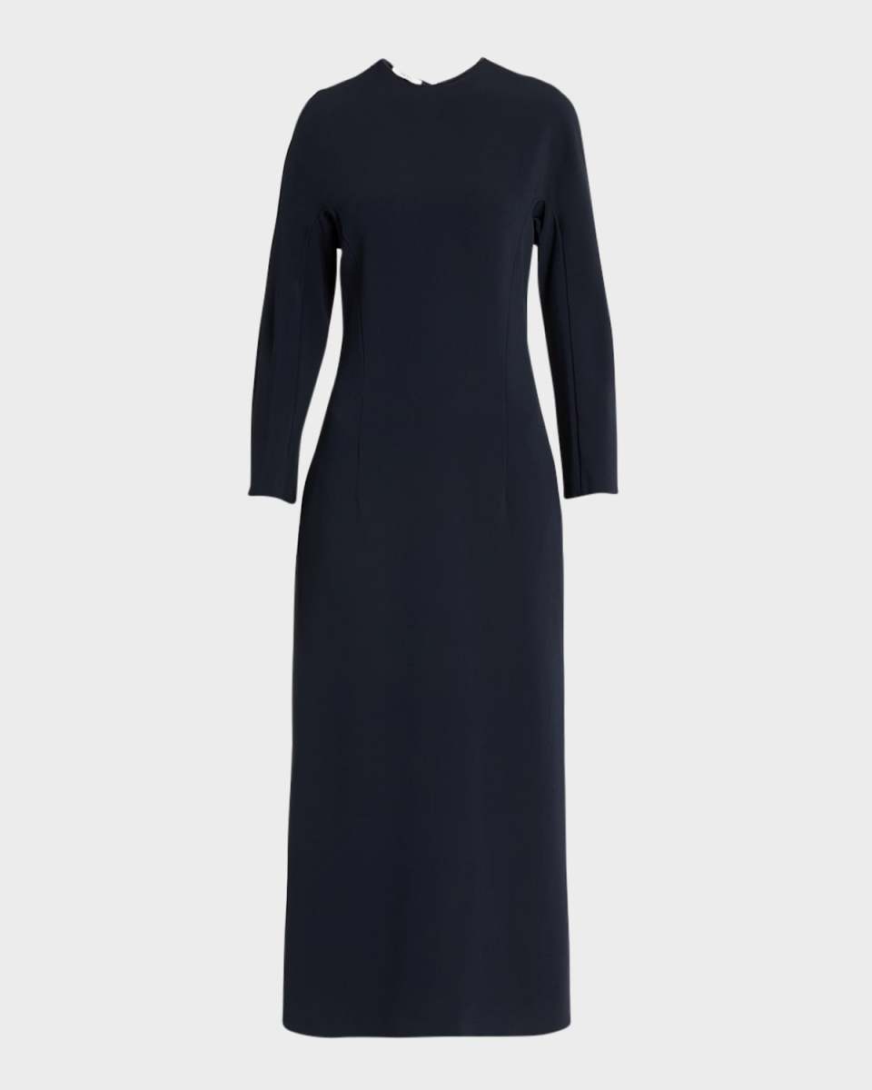 Elia Long-Sleeve Viscose Dress