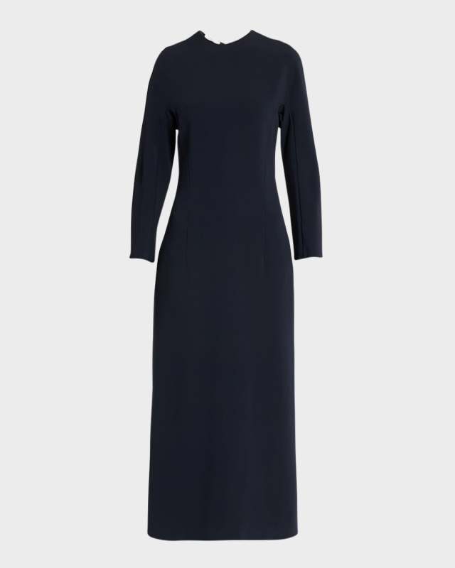 Elia Long-Sleeve Viscose Dress