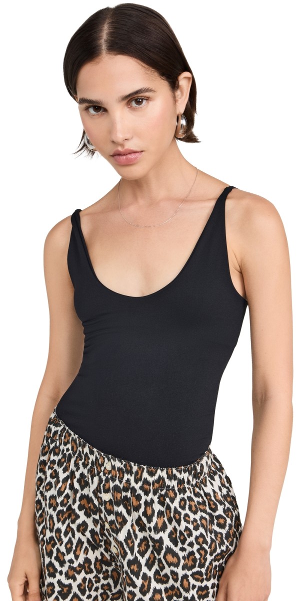 Free People Seamless V Neck Cami White
